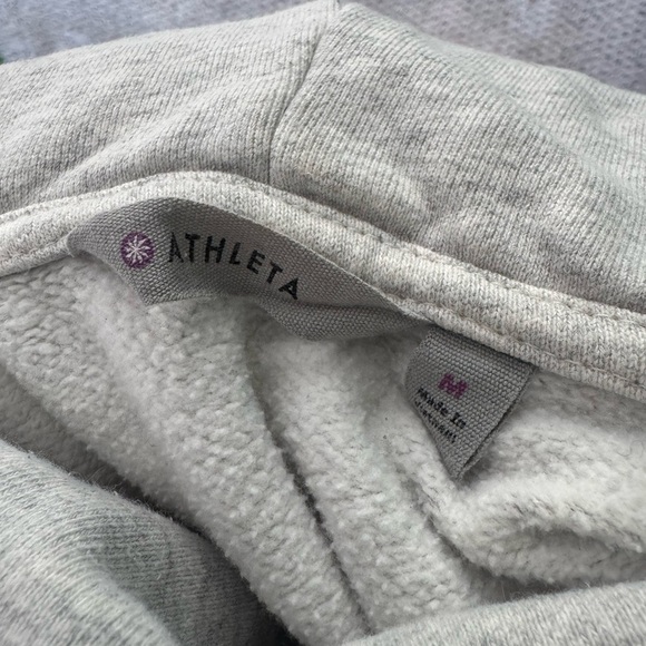 Athleta Gray Cowl Neck Sweatshirt - Picture 2 of 4